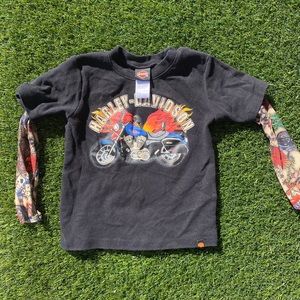 Kids Harley Davidson Tattoo Tee